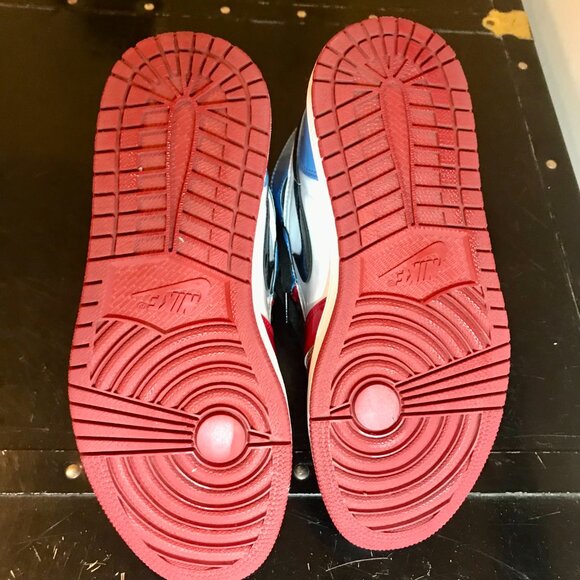 Nike Air Jordan 1 Retro High OG Fearless UNC Chicago Basketball Shoes New Size 7 - Picture 2 of 9